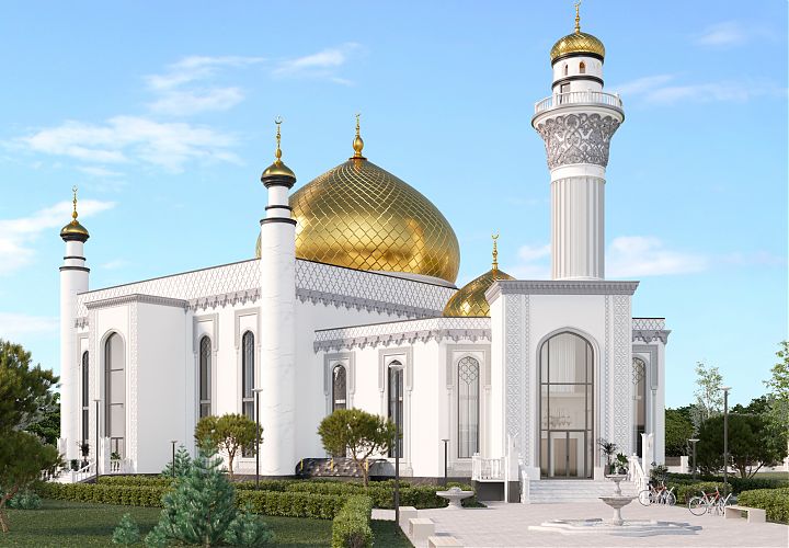 Проект мечети в г. Хабаровске в районе  ул. Выборгской