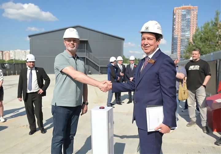На месте будущего "Хабаровск-Сити" установили пробную сваю